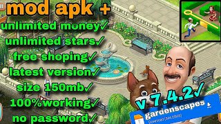 gardenscapes mod apk unlimited star and coin 2023 || latest version 7.4.2 screenshot 4