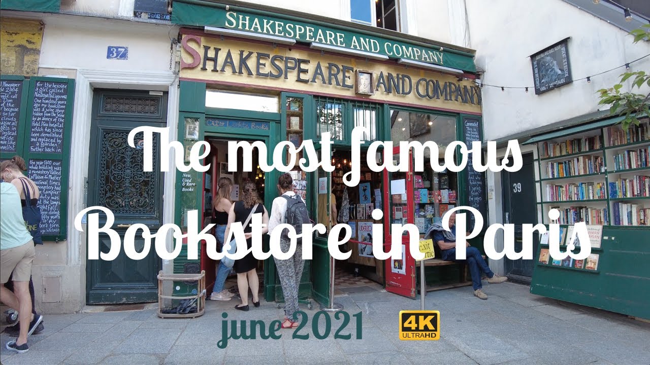 🇫🇷 Walking in Paris, The most famous bookstore in Paris, Paris 5th