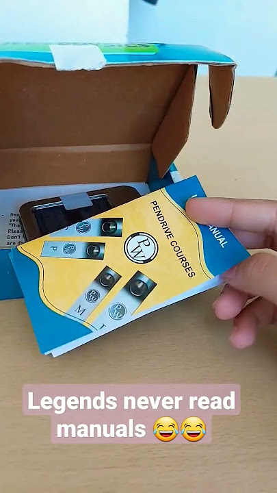 Unboxing PW pendrive course for 11th Jee Physics 😎 #iitjee #pw #physicswallah #physics
