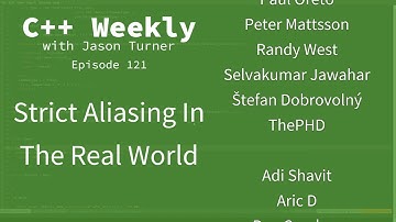 C++ Weekly - Ep 121 - Strict Aliasing In The Real world