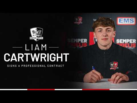 💬 Liam Cartwright on signing a professional contract |  Exeter City Football Club