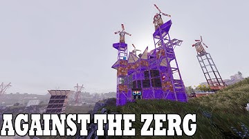 RAID DEFENSE AGAINST AN ANGRY ZERG IN RUST.