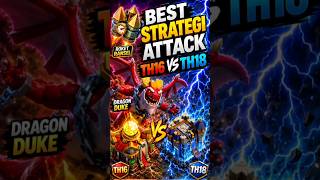 BEST STRATEGI ATTACK TH16 VS TH18. ROCKET BACKPACK+EARTHQUAKE+LIGHTNING. #clashofclans #gameplay