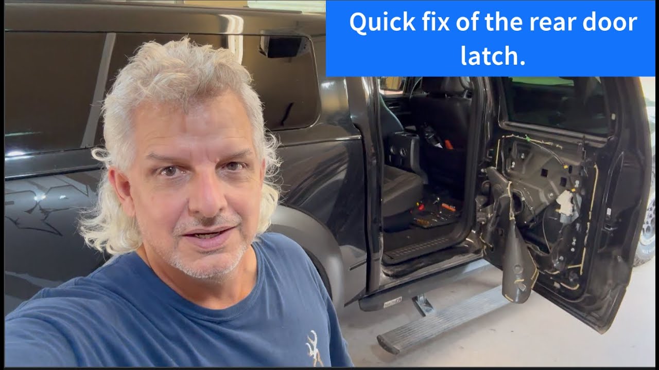 Raptor Works - Replacing the Right Rear Door Latch - YouTube