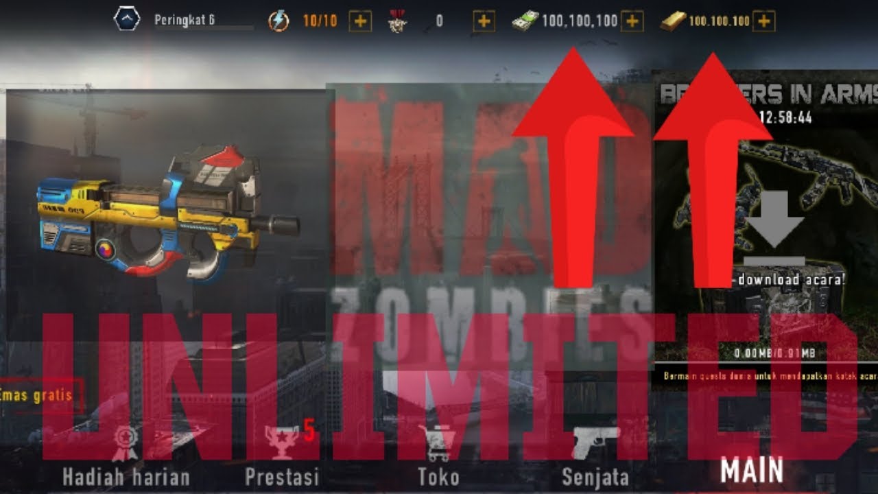 MOD | Mad Zombies | you can buy everythings [unlimited money] | Story Game