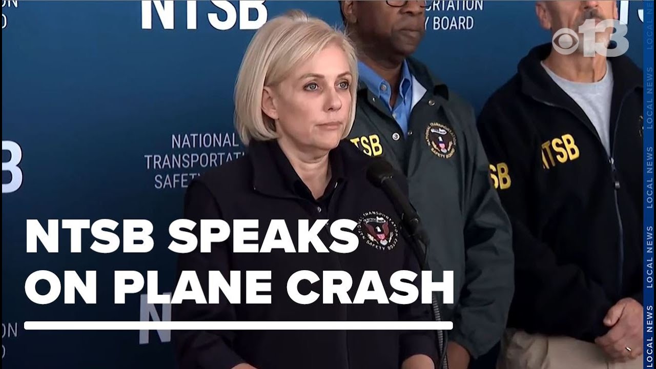 NTSB holds press conference on deadly plane crash - YouTube