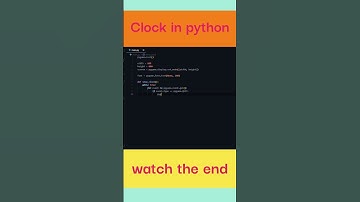 Make a Clock In Python Using Pygame Library |Python shorts| Instagram reels  #shorts
