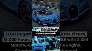 LEGO Bugatti Chiron Built with 1 Million+ Pieces | Fully Drivable LEGO Supercar with 2,304 Motors