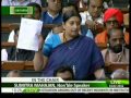 Smt. Smriti Irani's speech in reply to debate on JNU and Rohith Vemula issues - 24.02.2016