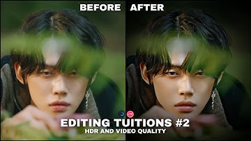 HDR and Video Quality in ALIGHT MOTION AND MEITU! || EDITING TUITIONS #2 || RENJUNICE