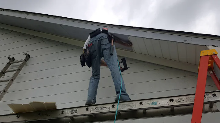 Vinyl siding installed by Larry Atkinson