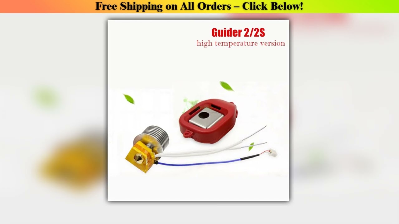 High temperature version Flashforge Guider 2S 3D printer extruder hot end ASSEMBLY kit Guider 2/2S