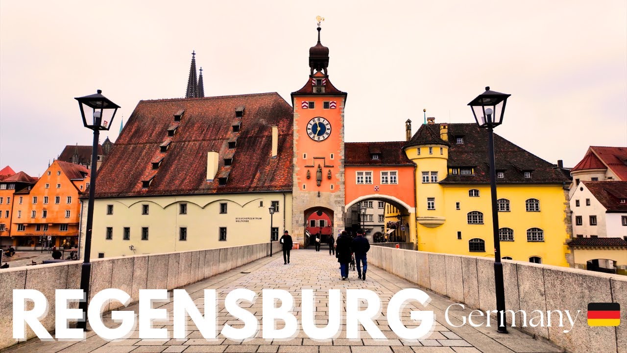 🇩🇪 Walking Tour | Regensburg, Germany 🍺🥨 🌼| One of Germany's Oldest Medieval Cities | Germany 🇩🇪【4K】