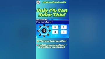 IQ Test Only 1% Can Solve This!%1’in Çözebildiği IQ Testi! 🤯| Brain IQ | Math Tricks | Smart Puzzles