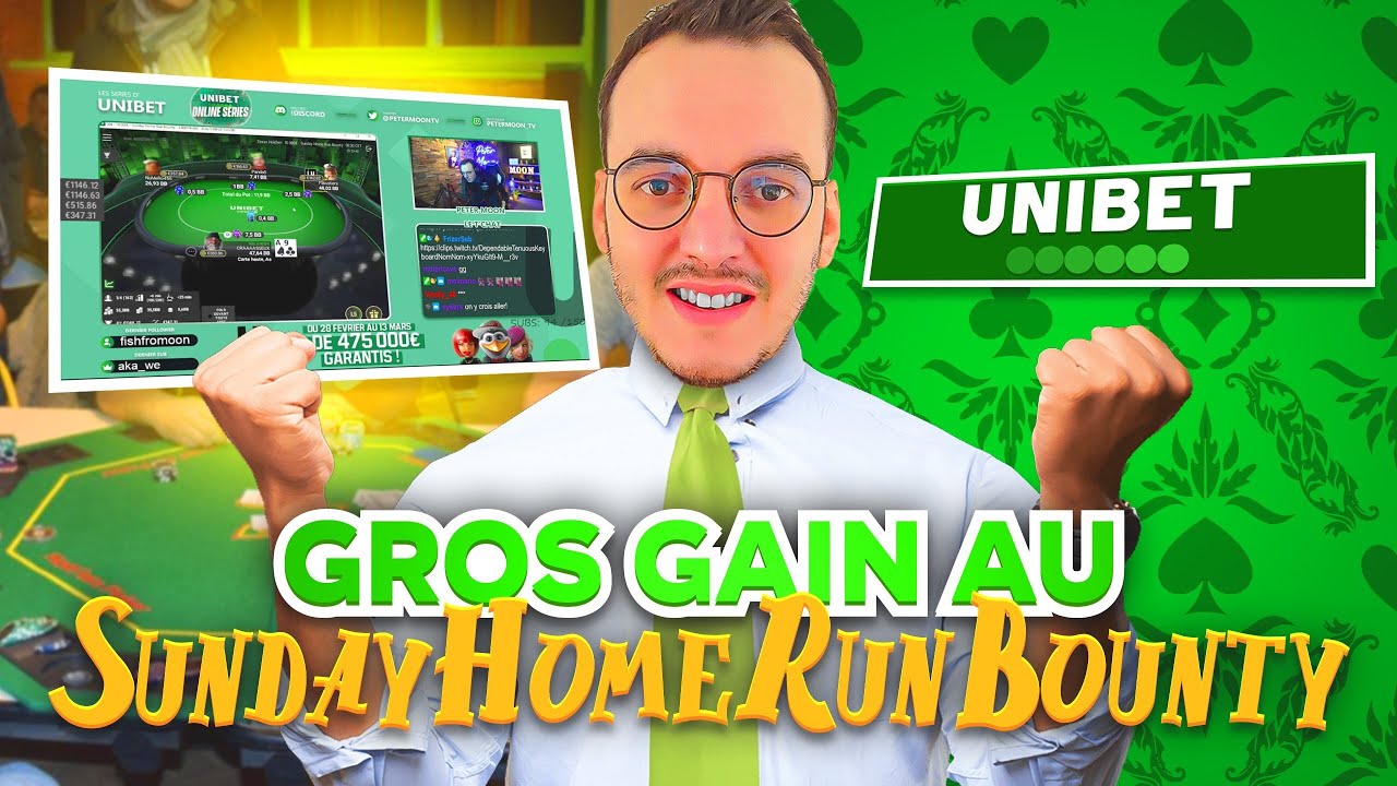 JE GAGNE 1500€ sur le Sunday Home Run Bounty D'UNIBET (BEST OF)