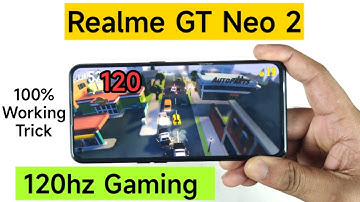 Realme GT Neo 2 120hz Gaming How to Play at High Refresh Rate 100% Working Trick🔥🔥🔥