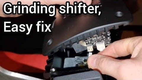 Fanatec Shifter grinding issue: Quick and easy fix