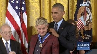 Ellen DeGeneres Medal of Freedom Award 112216