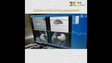 Cashew visual sorting equipment #machinevision #automaticqualitycontrol #opticalsorting #aoi