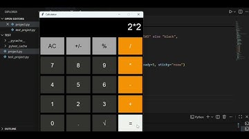 CS50 Python Final Project Calculator 