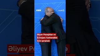 Thumbnail for Əliyev Pezeşkian və Erdoğanı Xankəndidə belə qarşıladı