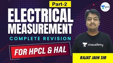 Electrical Measurement Complete Revision for #HPCL and #HAL| Part - 2 |  By Rajat Sir