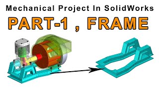 Engine Blower In SolidWorks Tutorial In Hindi/Urdu - FRAME