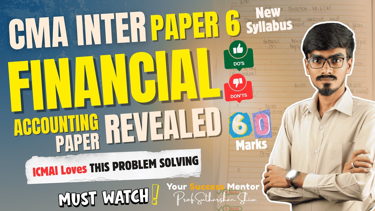 CMA Inter Certified Copy of AIR | Financial Accounting | Group 1 |New ...