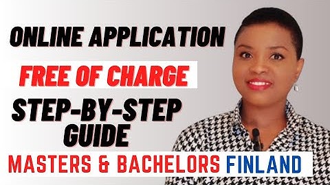 Finland Study Application Process || Study In Finland Guide For Beginners