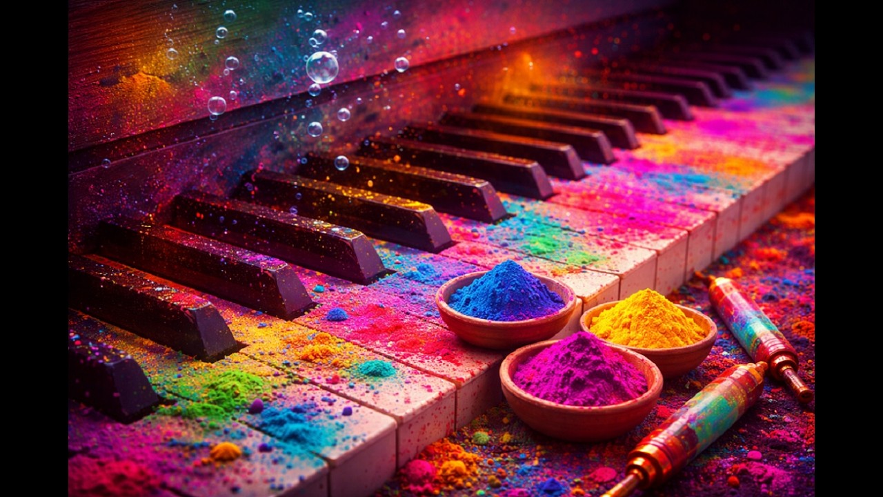 🎨 Colors of the Wind – Soulful Piano Tribute 🌈 | Happy Holi Special 🎹 | Velvet Vine Tones