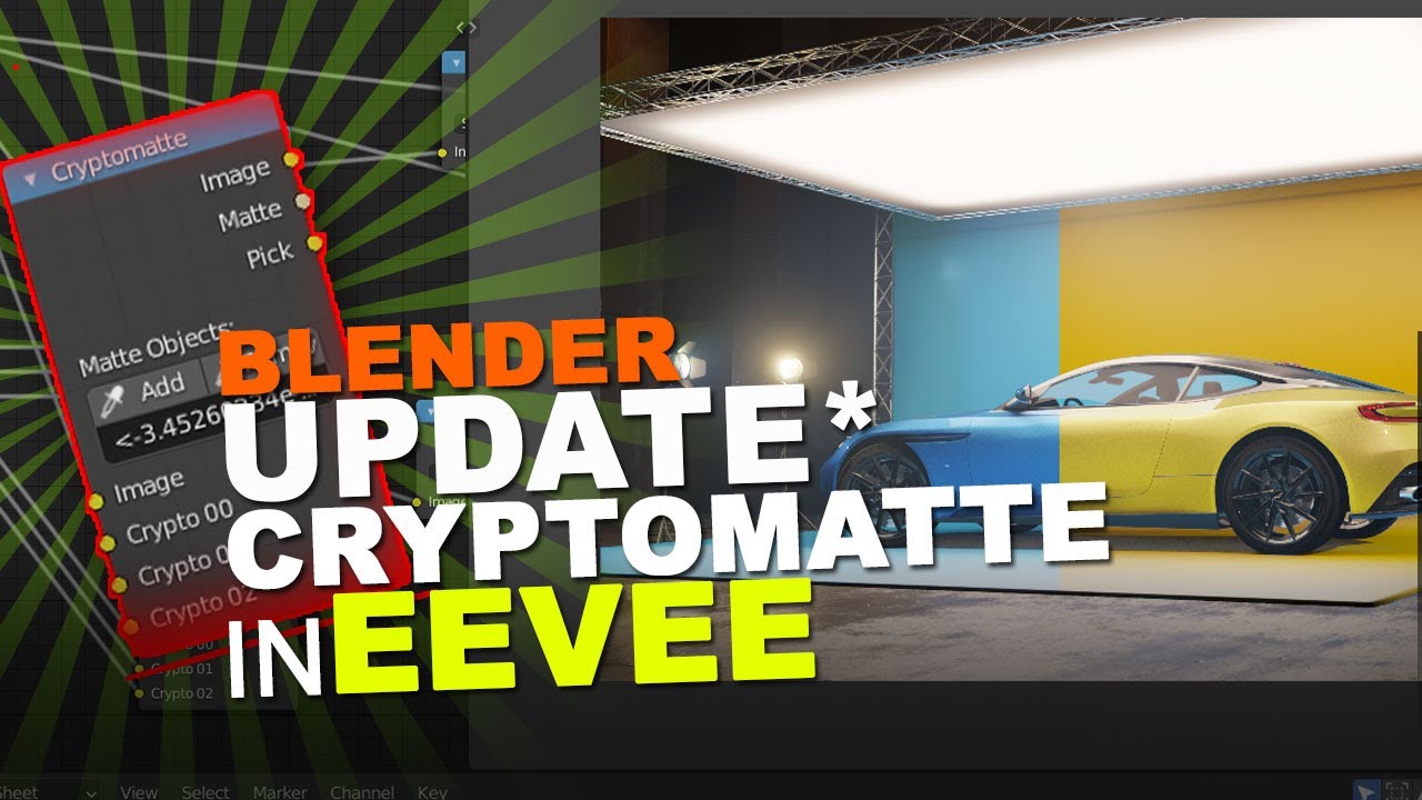 blender latest updates cryptomatte support in eevee