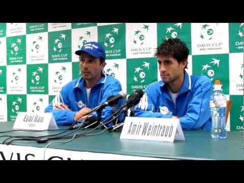 Davis Cup press conference with Amir Weintraub (Is...