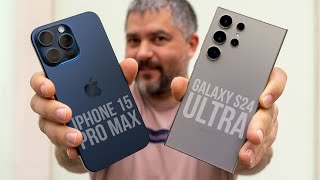 Apple iPhone 15 Pro Max vs Samsung Galaxy S24 Ultra: Kdo s koho?