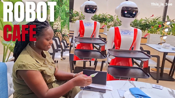 I Was served by Robots  🤖 in this Robot Restaurant in Nairobi.