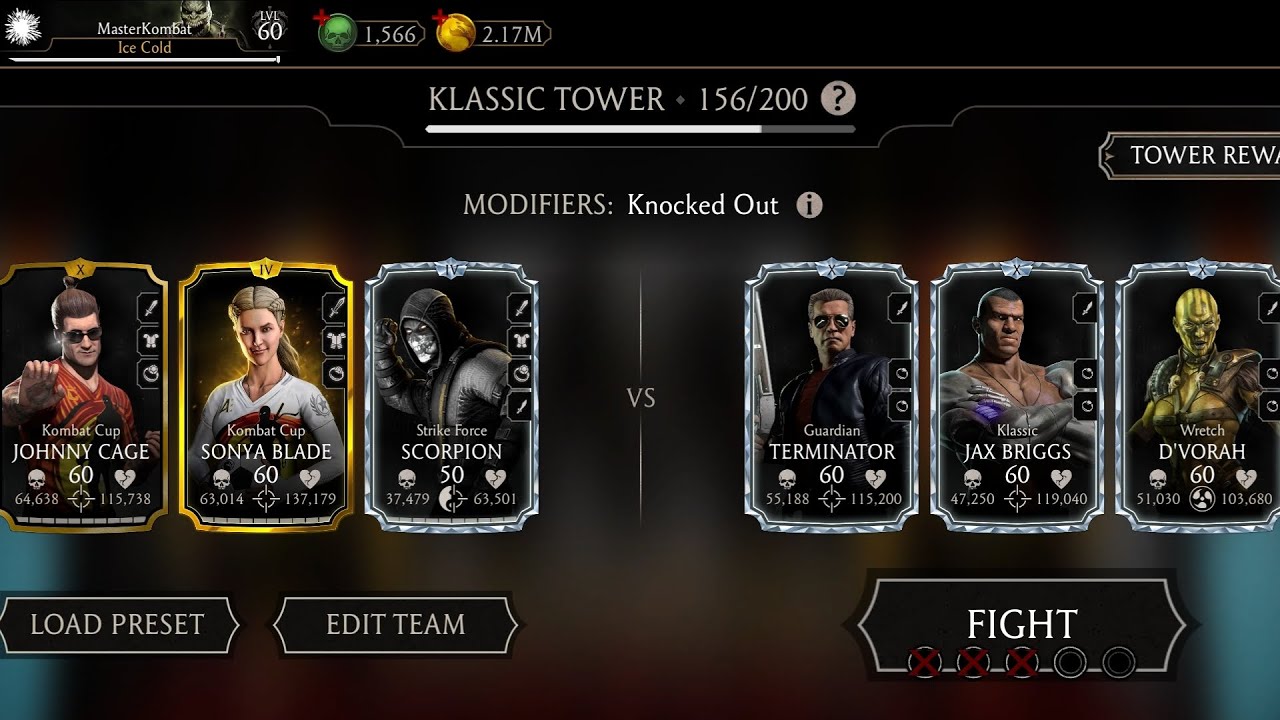 🔥Klassic Tower FATAL 156 Fight + Reward Opening ☠️ Mortal Kombat Mobile Gameplay