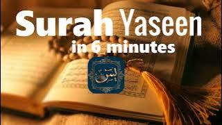 Surah Yaseen Fast Recitation by SHEIKH SUDAIS   In 6 Minutes