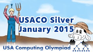 USACO 2015 Silver January Q1: Stampede