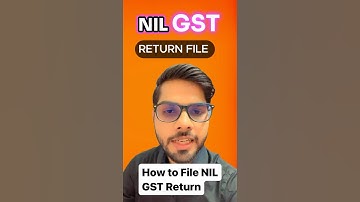 How to file Nil GST Return #gst #finance #tax #icai #commerce #gstreturns #reels #shorts