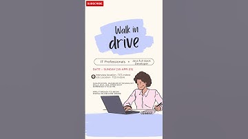 Walk in drive at Indore TCS Campus for IT Professionals  #YoutubeShort #shorts  #interviews #today