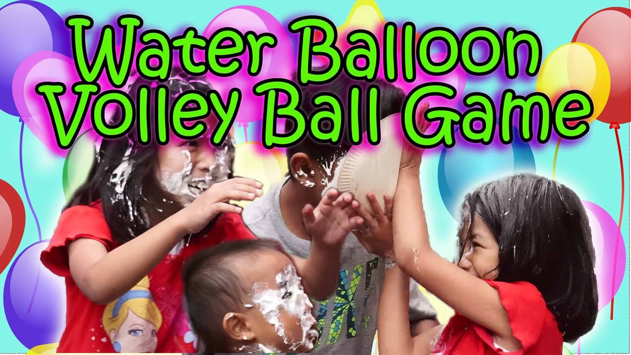 Water Balloon Volleyball Game YouTube