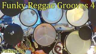 Funky Reggae Grooves Drum Lesson 4 Pattern 10