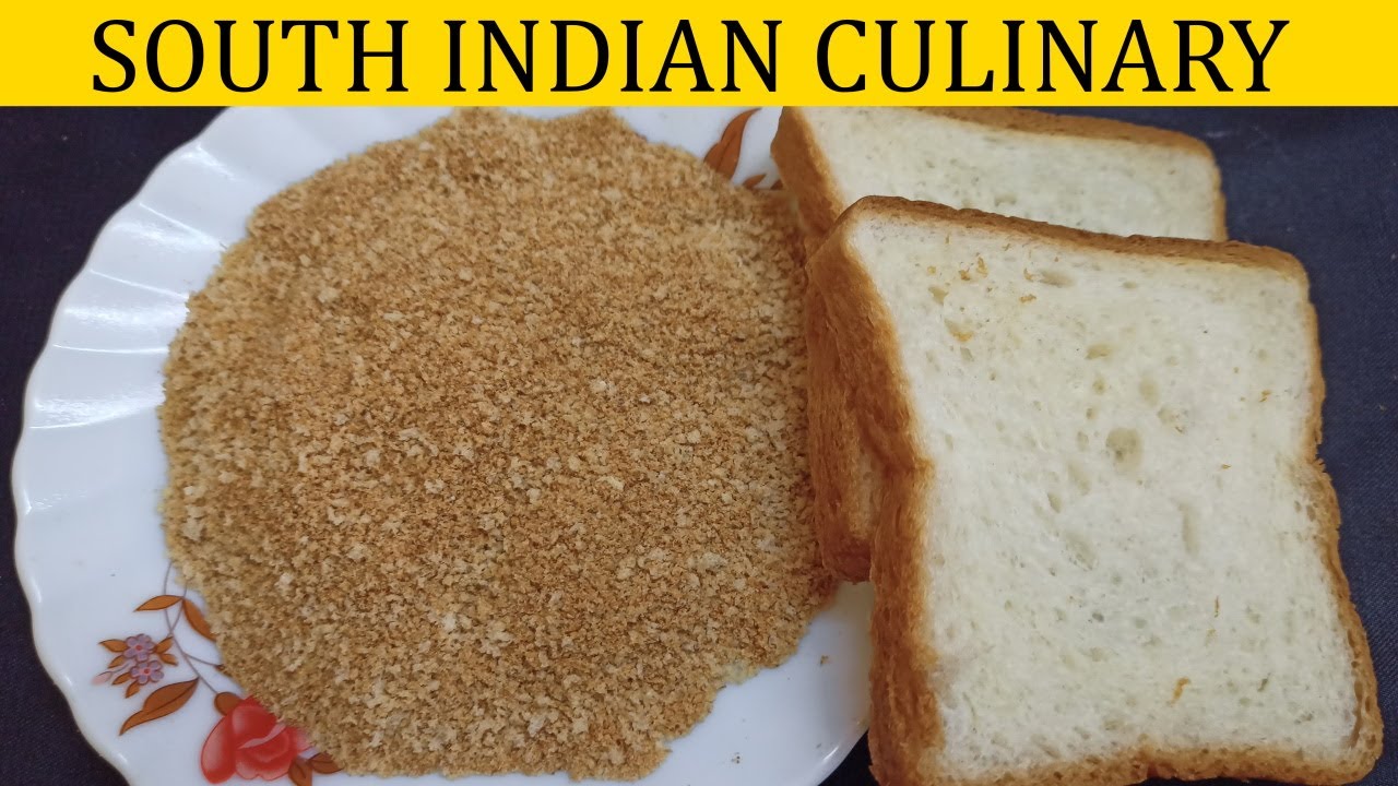 How to make Bread Crumbs at home Bread Crumbs Recipe Breadcrumbs