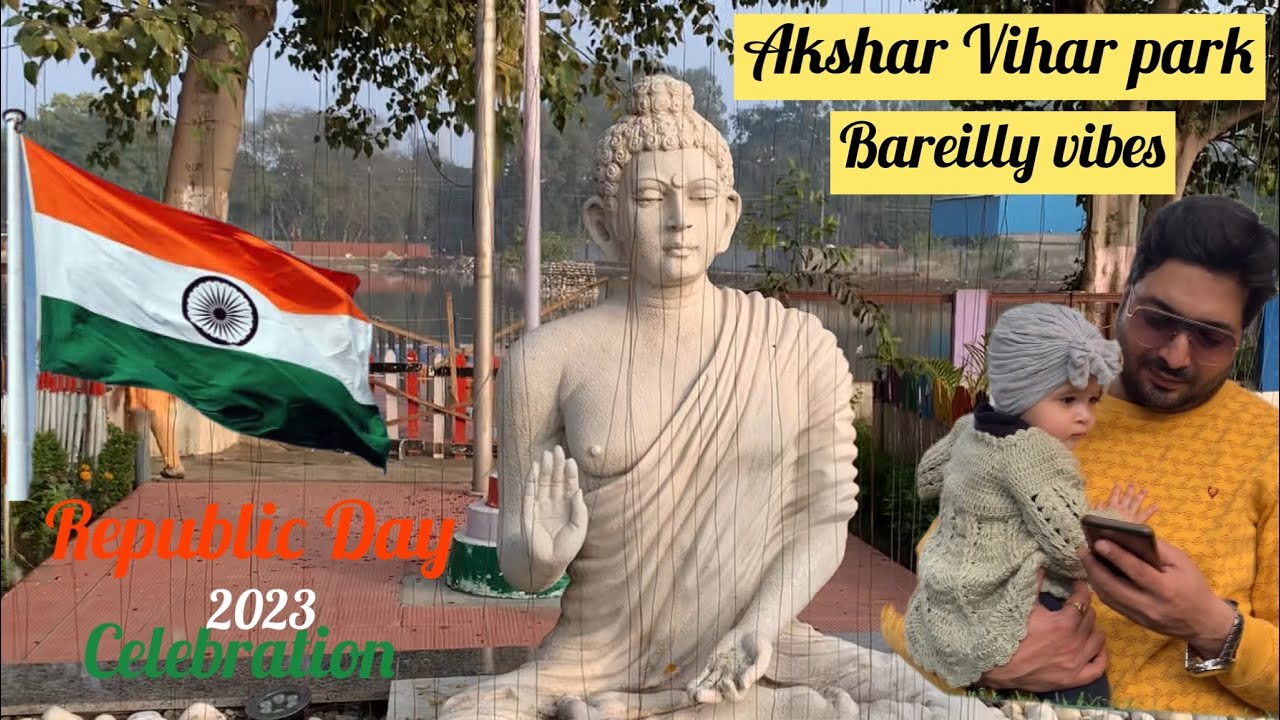Republic Day celebrations | akshar Vihar park | Bareilly | Laser light show