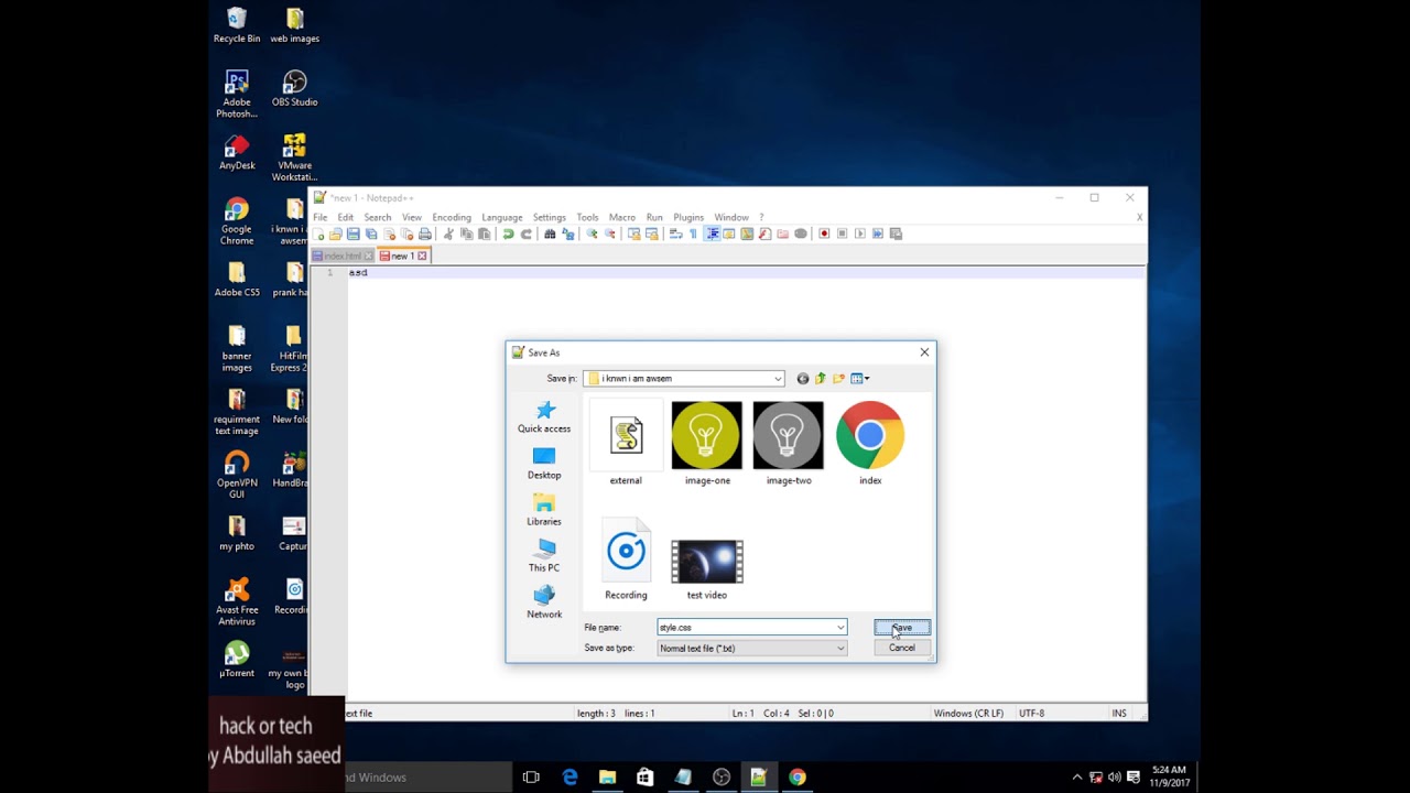 How to write css in html and change color of h1 and p in Css in urdu/hindi