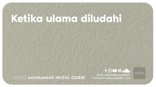 KETIKA ULAMA DILUDAHI (2 menitan!)
