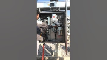 Thao tác đóng máy cắt 110kV hãng Siemens lần đầu trước khi bắt đầu thí nghiệm - NPCETC - Việt Nam