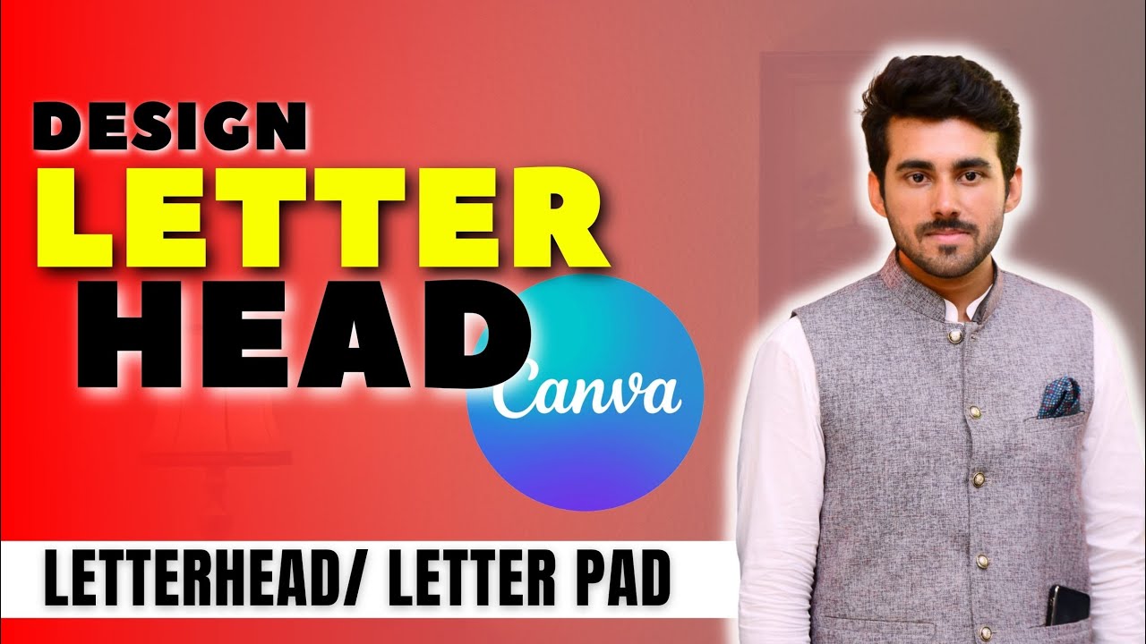 Design a Letterhead / Letter pad with Canva Make letterhead for Brand