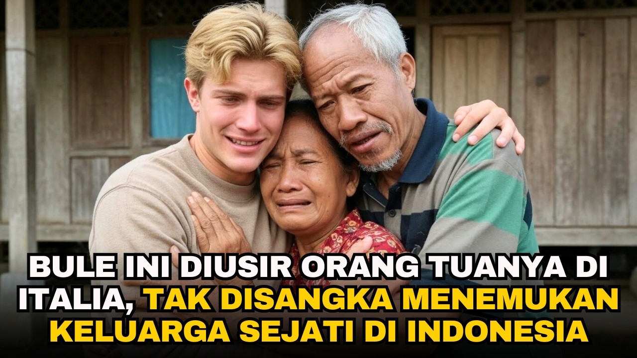 BULE ITALIA DIUSIR ORANG TUANYA, TERBANG KE INDONESIA TEMUKAN MAKNA KELUARGA SEJATI
