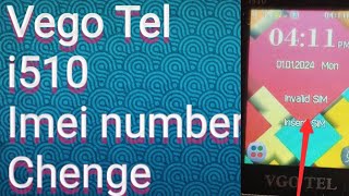 Vego i510 IMEI cod Chenge| VIGO TEL Mobile imei Change Code 💯 Worki invalid Sim problem Situation