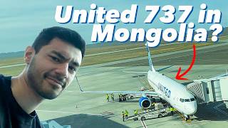 Why is this United 737 in Mongolia?